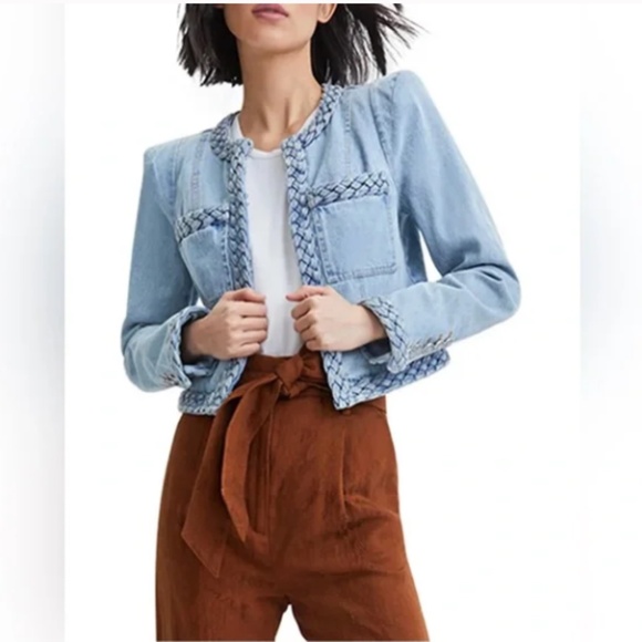 Veronica Beard Arrowe Jacket Glacier Blue 0 - Picture 1 of 14